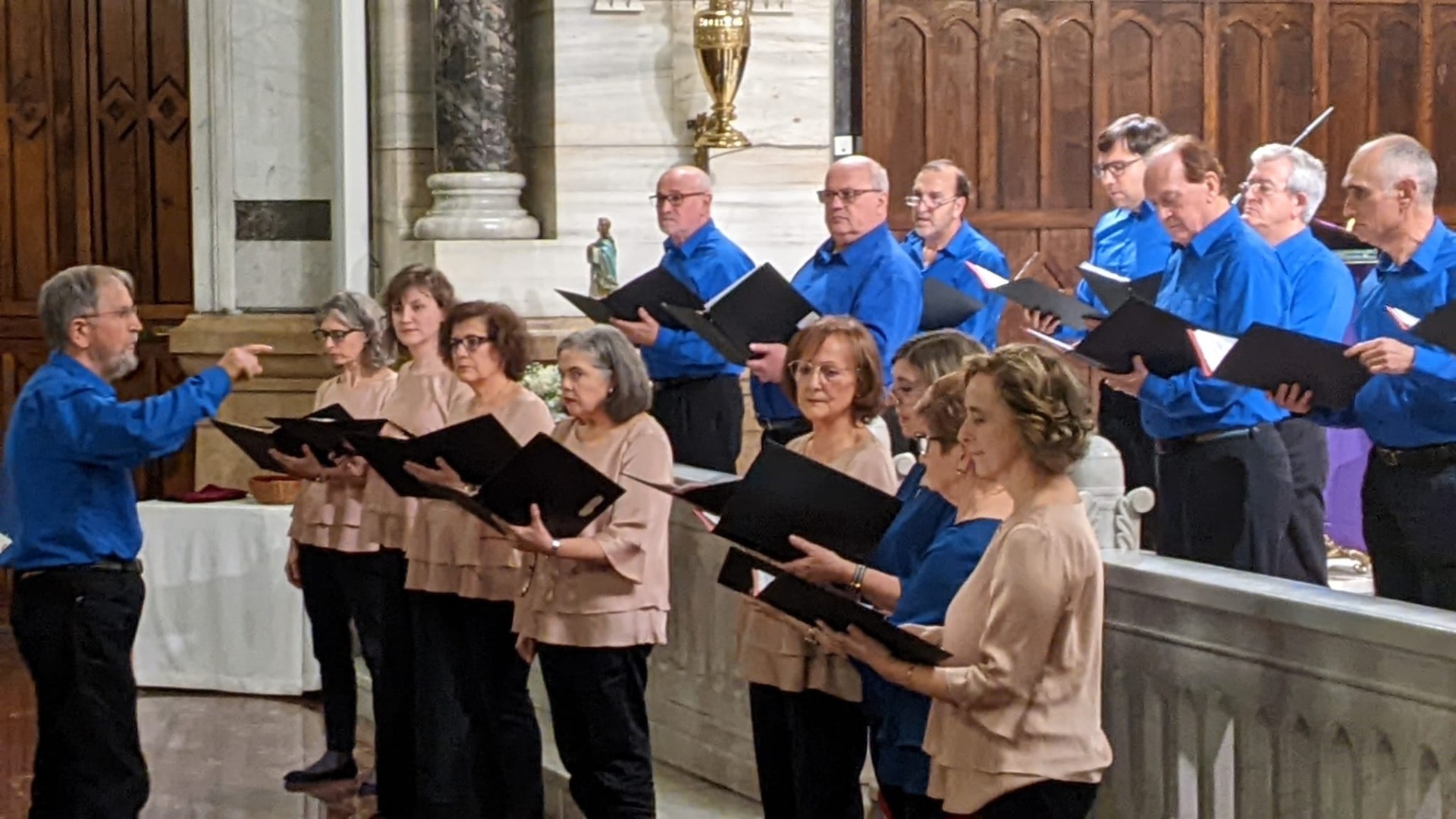 Santa Cecilia en la Parroquia San Manuel y San Benito de Madrid